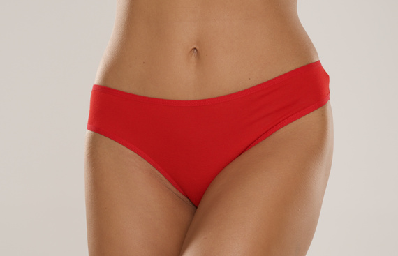 004 Limited Damen-Höschen De Lafense - klassisch, niedrig geschnitten, Viskose - rot