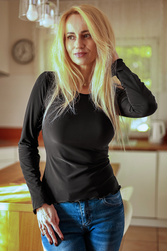 Bluse Selena Mirale aus Mikrofaser – figurbetonte Damenbluse