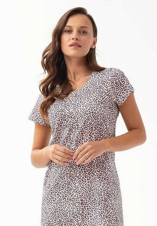 205 Luna Nachthemd – Leopardenmuster