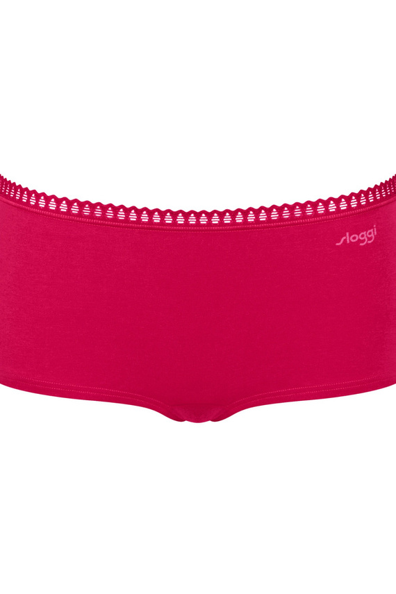 GO Crush Short C3P Damen Shorts 3er-Pack Sloggi - rot pink