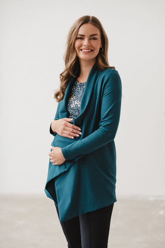 Mama Wrap Milk&Love Umstandsstrickjacke, Marineblau