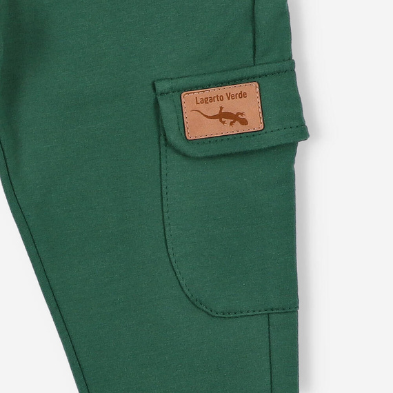 KAR-0042/ZIE Cargo-Jogginghose für Jungen Lagarto Verde grün
