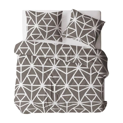 376N Bielawa KARO Rindeneinstreu dunkelgrau | 100 % Baumwolle, Knöpfe, Gewicht 140 g/m²