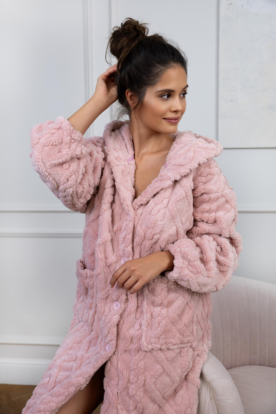 Bethany Sensis Damenbademantel – Dirty Pink