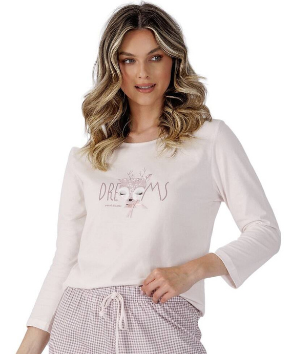 1505 Danna Damenpyjama Leveza sand