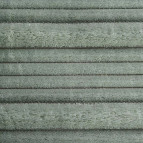 Kuscheldecke Nina 220x200 Flanell 3D weich Eurofirany 300 GSM Salbeigrün