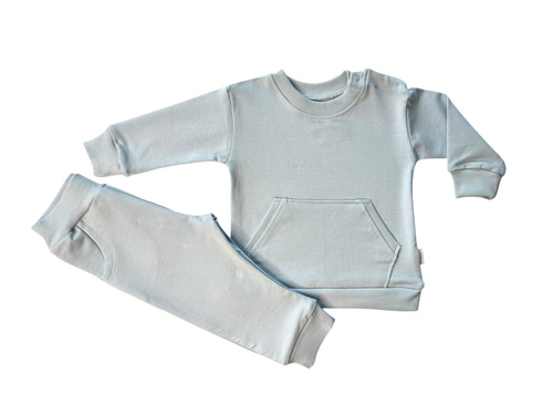 Mamatti DR2567 Trainingsanzug-Set für Jungen – blaues Sweatshirt und Hose