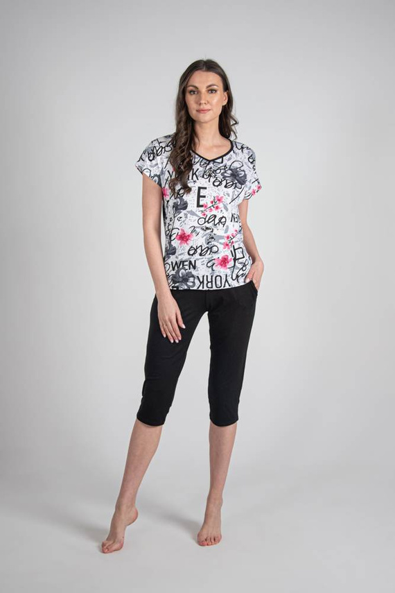 676 Soled Ladies' Pyjamas Forex - weiß