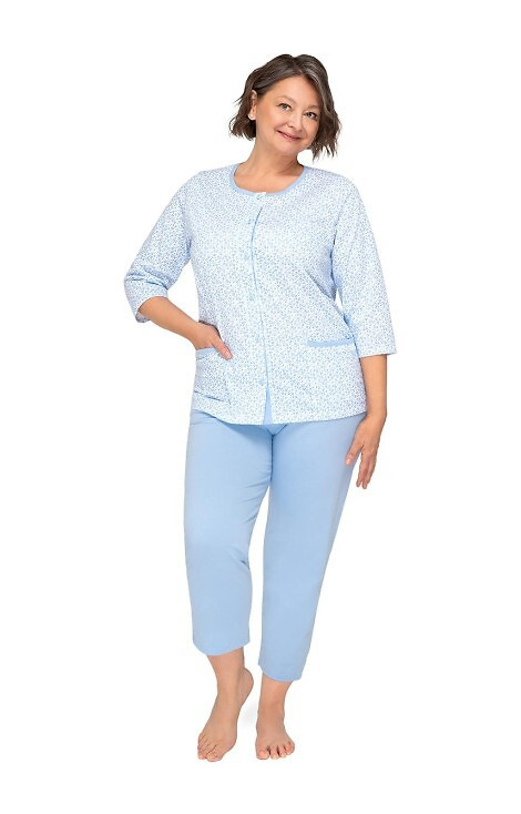 266 Kasia II Martel Damenpyjama – Blau