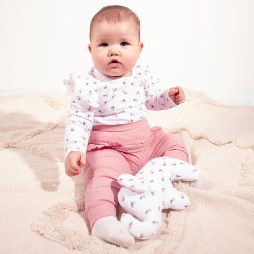 Babybody für Mädchen Nicol 220097 – 100% Baumwolle, Langarm