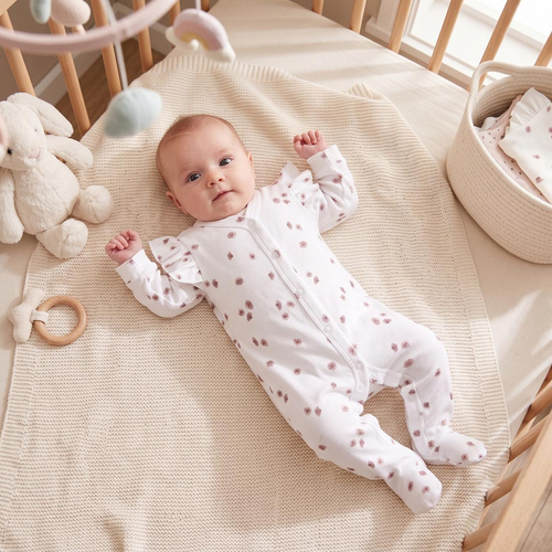 Nicol Hania 226031 Baby-Strampler aus Baumwolle mit Blumenmuster