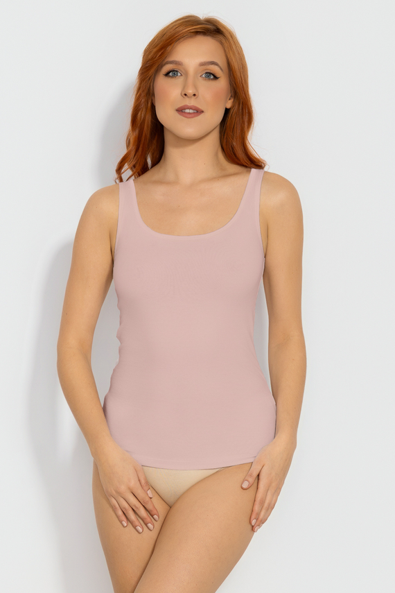 Mitex Kaya Damen Baumwoll Tank Top bequem atmungsaktiv pink