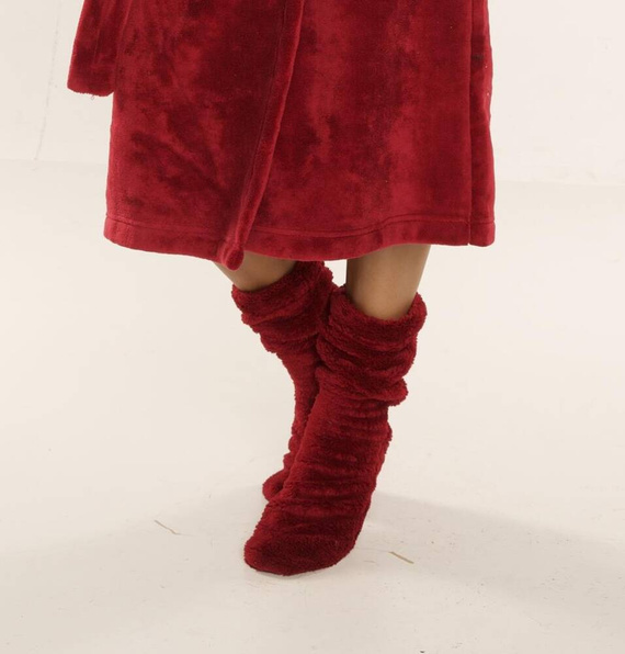 553/554 Wellsoft Smooth Schlafsocken De Lafense - kastanienbraun