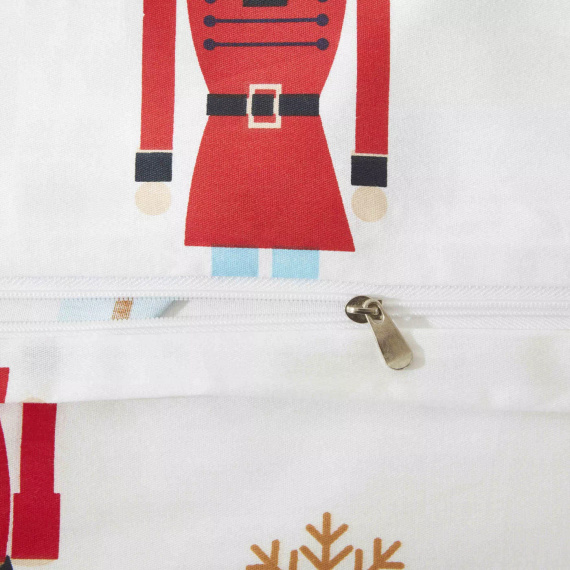 Weihnachtsbettwäsche aus Baumwollsatin vom Needle and Thread Nussknacker – elegant und weich