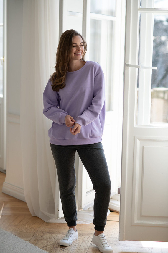 MilkItEasy! Milk&Love Still-Sweatshirt, Flieder