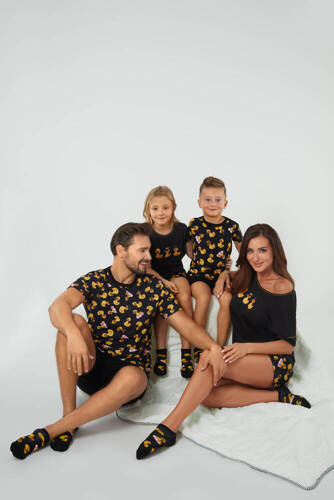 Anatre Italian Fashion Mädchen Schlafanzug - schwarz/print