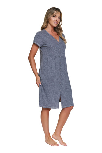 Umstandsbluse Doctor Nap 7547 100% Baumwolle Stillfreundlich Damen Dunkelgrau