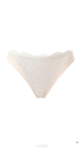 Unikat Zelia Damen-String beige, elegant, bequem, aus Spitze