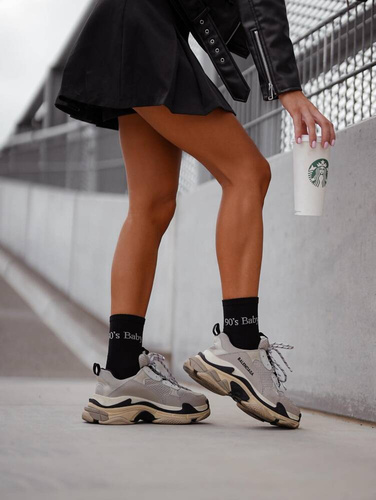 0200-125 90er Baby Milena Damensocken – schwarz