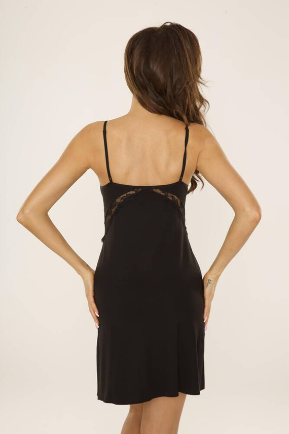 739 Velar Forex Nachthemd - schwarz