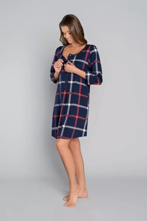 Izera Damen Still und Stillen 3/4 Ärmel Shirt Italian Fashion - Druck