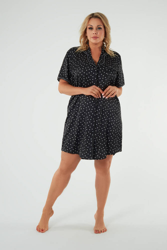 Ria kurzärmeliges Nachthemd Italian Fashion - Druck 