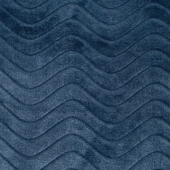 Emma Decke Tagesdecke mit Fransen Eurocurtains, Marineblau