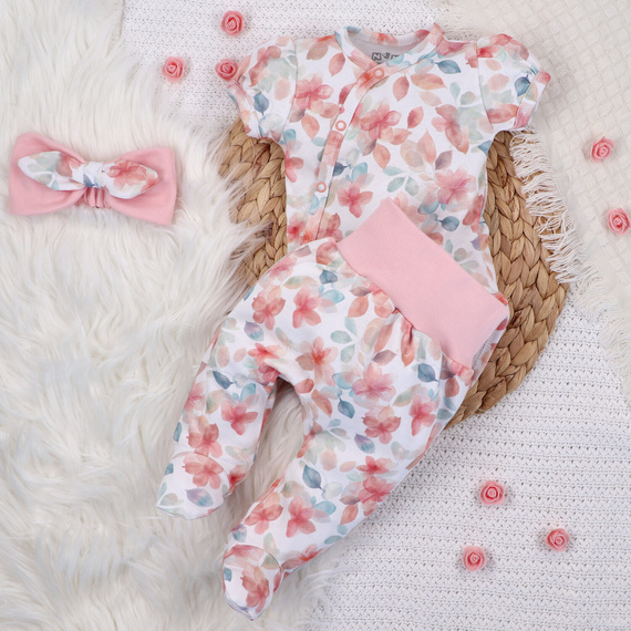 ABN-5413 Colorful Flowers Envelope Body aus Bio-Baumwolle mit Nini-Print