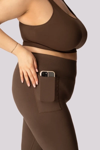 Base Damen-Leggings Mona Caffe