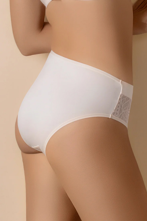MARA 3138 Selene Damen-Slip Rosa Hoch geschnitten Spitzenmodell Formend