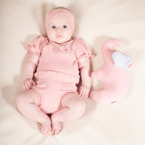 213100 Nelly Body mit kurzen Ärmeln und Reißverschluss Nicol