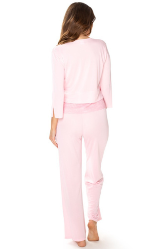 86655 London Damen-Pyjama Möwe rosa