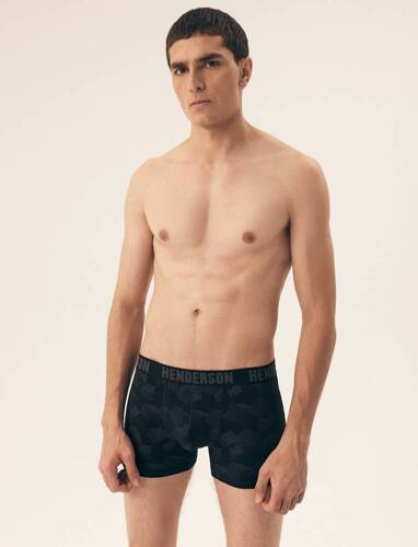 42619 Soul Herren Boxershorts 2er-Pack Henderson schwarz