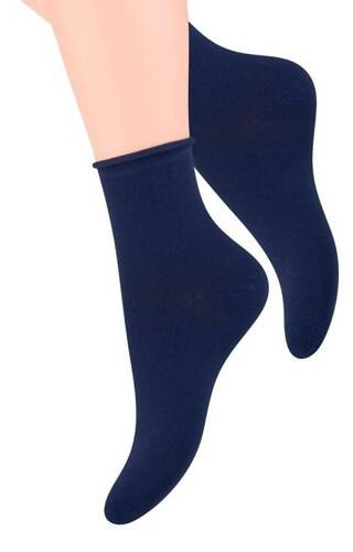 Art.125 Bambus Damensocken Steven - 008 Marineblau