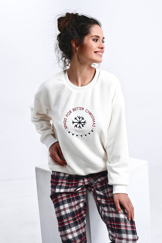 Better Sensis Damen Schlafanzug - creme