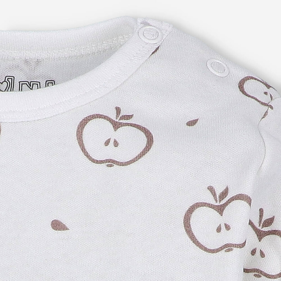 ABN-5294/JAB Happy Apples Body aus Bio-Baumwolle mit Nini-Print
