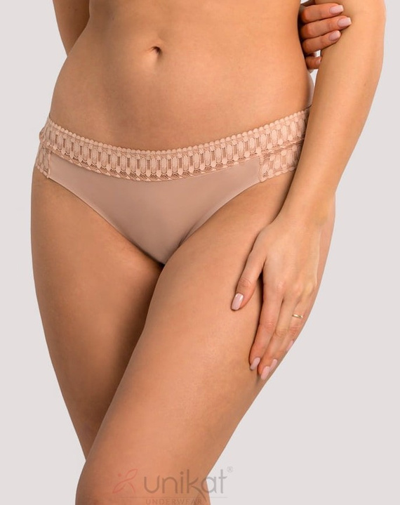 Kora Unikat Damen-Slip, Beige – elegant und bequem, flexible Passform