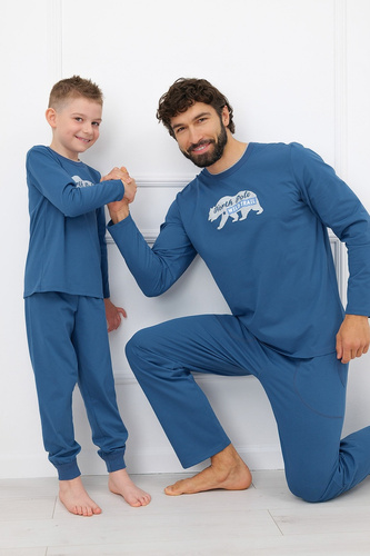 Jungen Pyjama Shiba Italian Fashion 100% Baumwolle Shorts