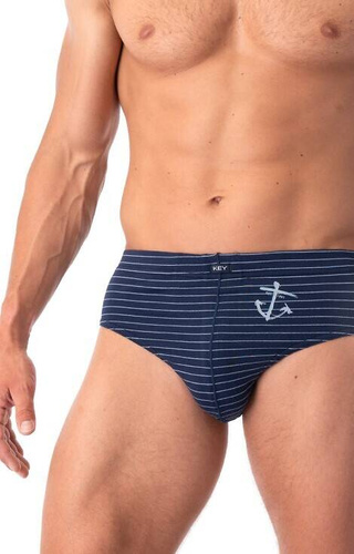 MPP 251 B25 Herren Slips 2er-Pack Key - grau-marineblau