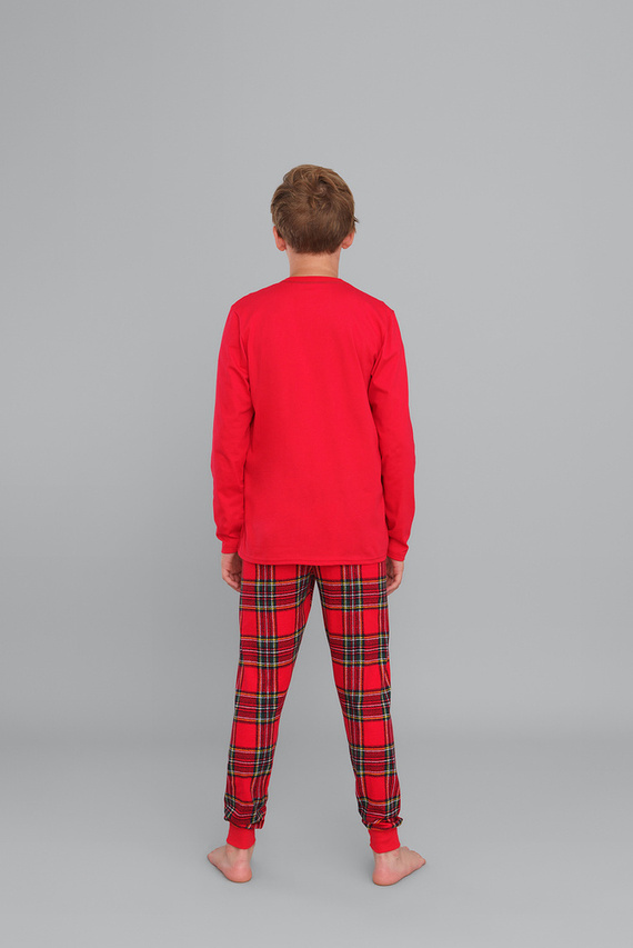 Narvik Schlafanzug für Jungen Italian Fashion- rot/print 