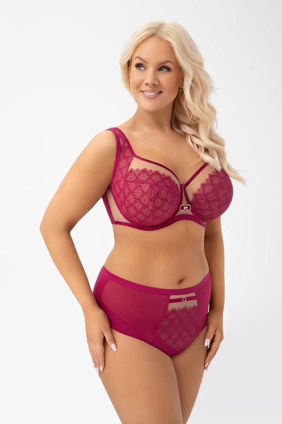 Soft BH G006 Dayana Gorsenia rosa für große Größen bequem