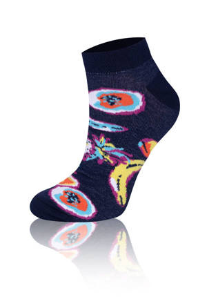 S139S Fruce Fußsocken Italienische Mode - marineblau