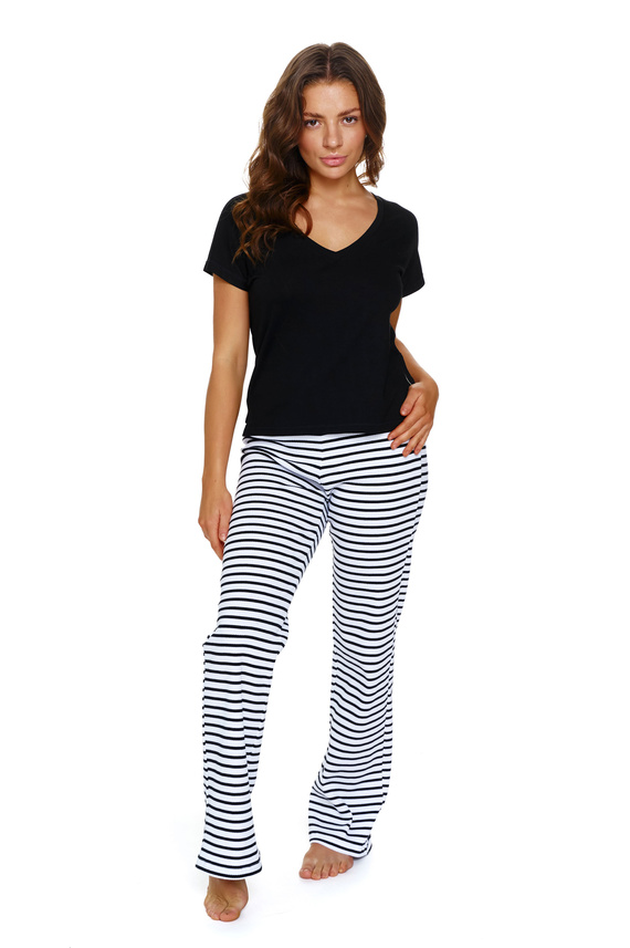 7243 Doctor Nap Damenpyjama – gestreift