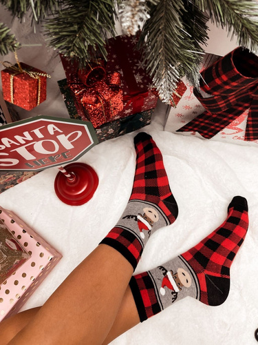 1283.001 Krata i Renifer – weihnachtliche Damensocken Milena