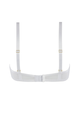 Mediolano Pure Soft Side Support 19260 weißer Soft-BH mit Spitze