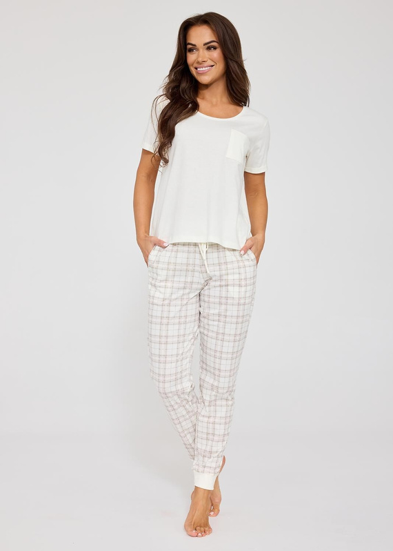 Damen Pyjama Cornette 730/341 Flow – Baumwoll Pyjama mit langer Hose