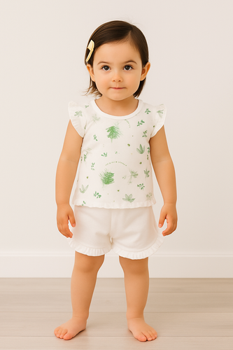 141401 Nicol Bluse + Shorts-Set