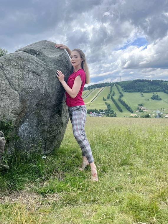 360 Checkered Forex Pyjamahose - grau