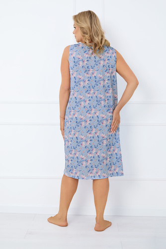 Facelia ungeknöpftes Nachthemd, breiter Träger Italian Fashion - Druck