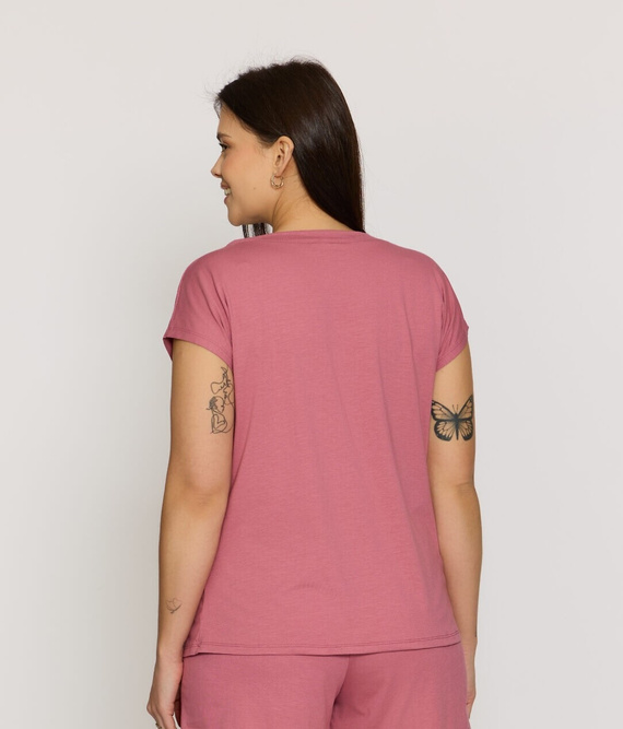 Damen Pyjama T-Shirt Mila PG71 mefemi – weiche Viskose, locker